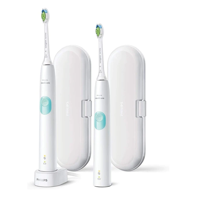 Cepillo de dientes eléctrico Philips Sonicare ProtectiveClean 4300 HX680735 - Dientes más blancos y saludables