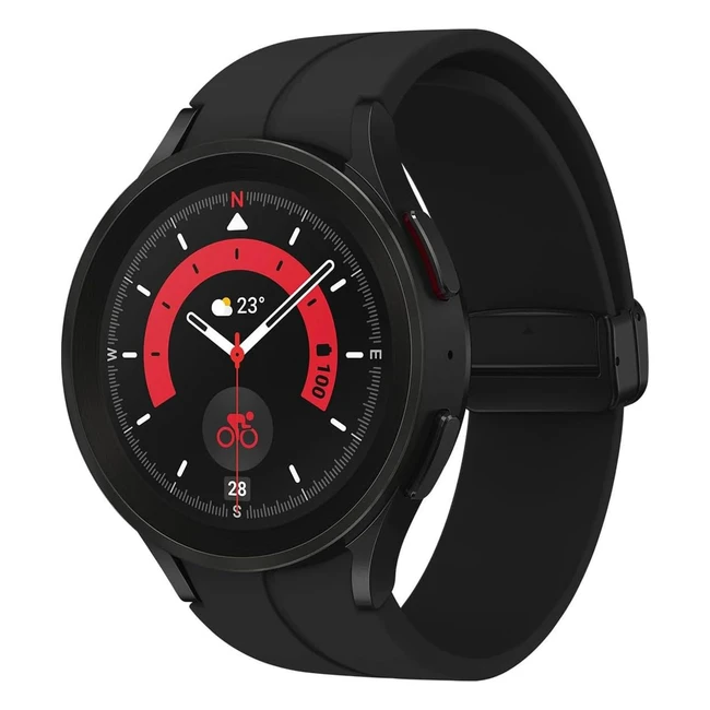 Samsung Galaxy Watch5 Pro 45mm Bluetooth Smart Watch - Black Titanium - 3 Year Extended Warranty - UK Version