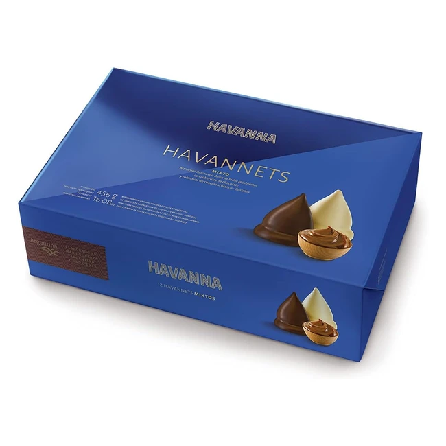 Havannet Mixto 12 Unidades - Bombones de Leche y Chocolate Blanco
