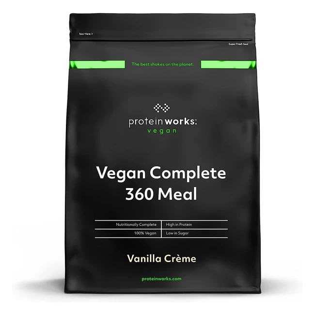 Protein Works Vegan Complete 360 Meal Shake - 20 Servings - Vanilla Crème