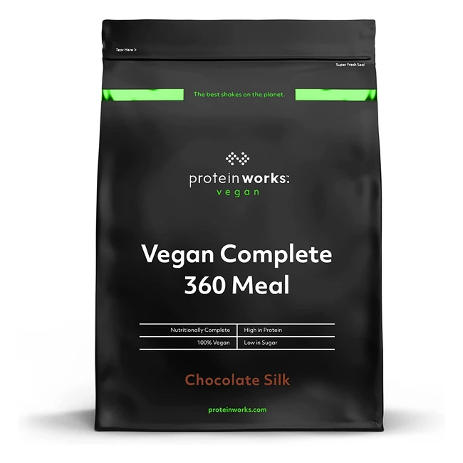 Protein Works Vegan Complete 360 Meal Shake - 100% Vegan Meal Replacement Powder - 400 Calorie Complete Meal