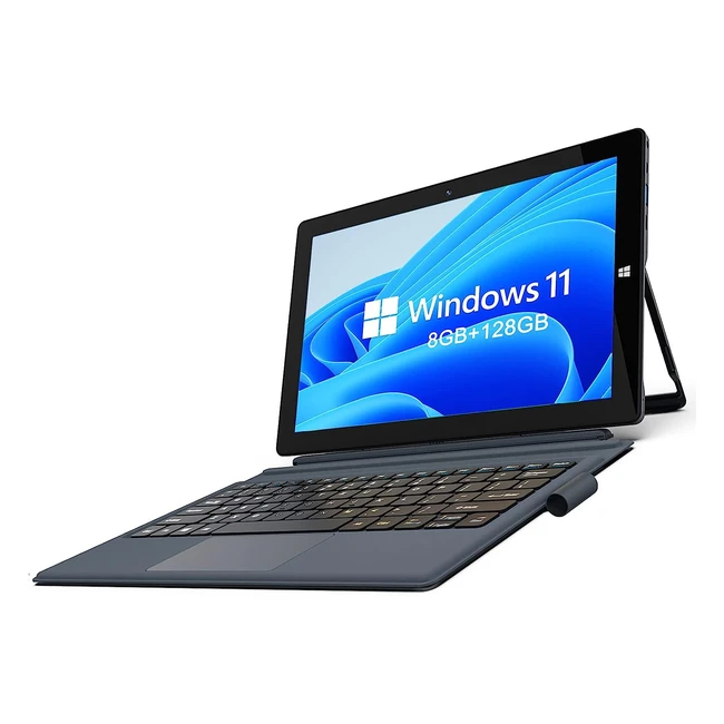 AWOW Windows Tablet 10.1 inch - Intel Celeron N4120, 6GB RAM, 128GB SSD, Touchscreen, 2-in-1 Laptop