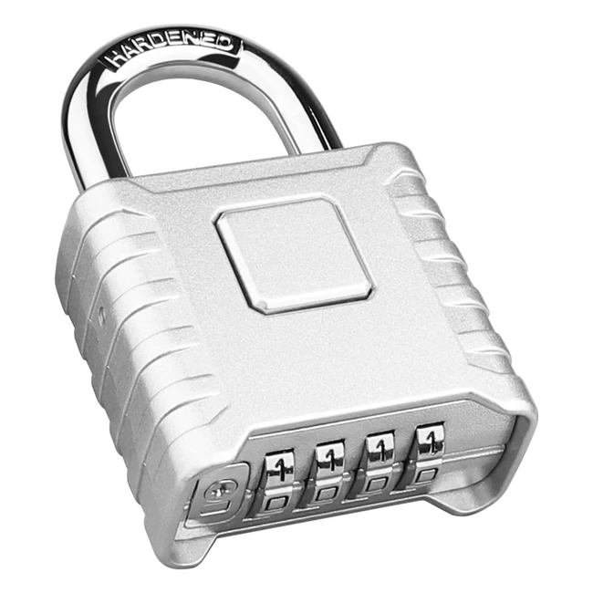 DIYIFE Heavy Duty Combination Padlocks - Weatherproof, 4 Digit, 304 Stainless Steel Shackle