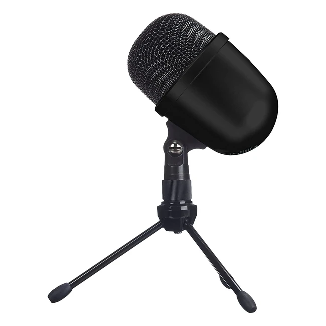 Amazon Basics Mini Kondensatormikrofon Tischmikrofon Schwarz