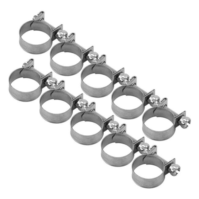 Abrazaderas de Manguera de Acero Inoxidable - Resistente y Duradero - Tamaños Opcionales - Fontanería