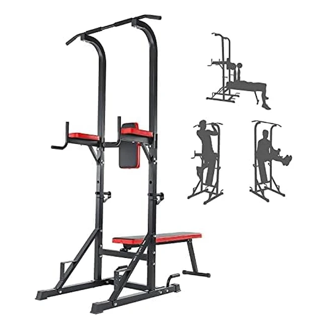 Power Tower Panca Palestra Multifunzione Stazione Palestra Max150kg