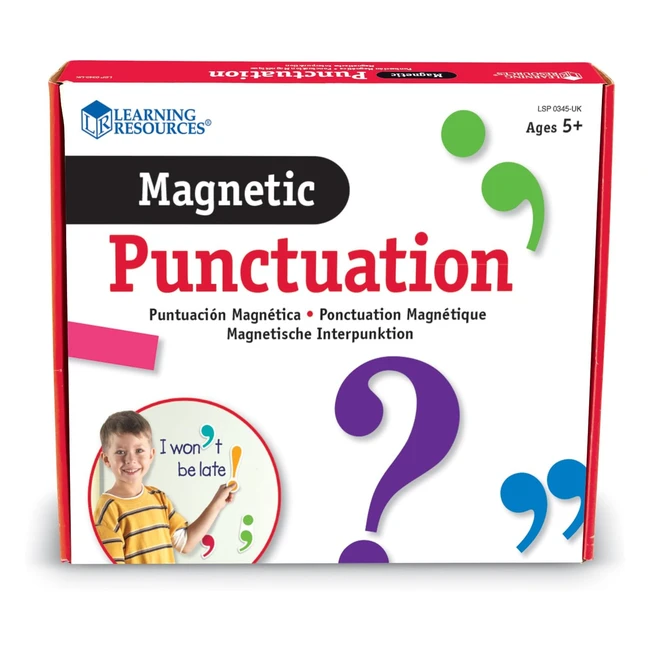 Learning Resources Magnetic Punctuation - Encourages Class Participation - Ideal