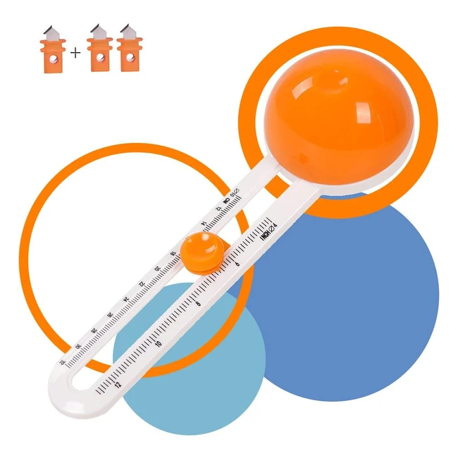 Coupeur de papier circulaire rotatif Crafts - Orange
