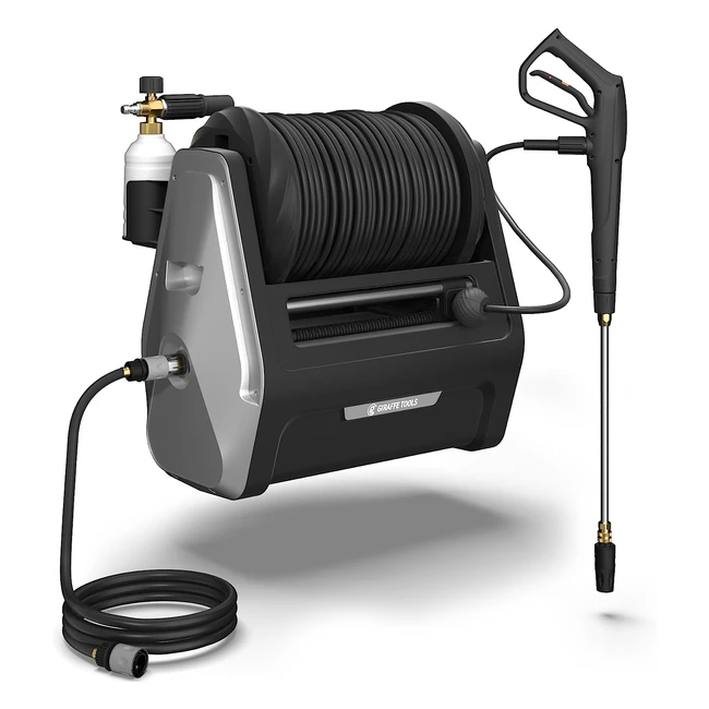 Giraffe Tools UK 2175PSI Grandfalls Wall Mounted Power Washer | 150bar 30m Hose