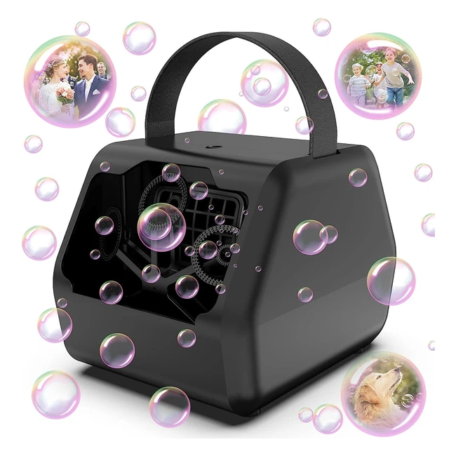 Bubble Machine Hassokon Professional Bubble Maker Toy 8000 Bubblesmin Electric 