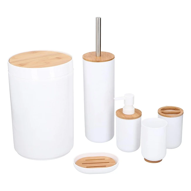 Set de Baño y Aseo Alpina Wood 1 - ¡Completa tu baño con estilo!