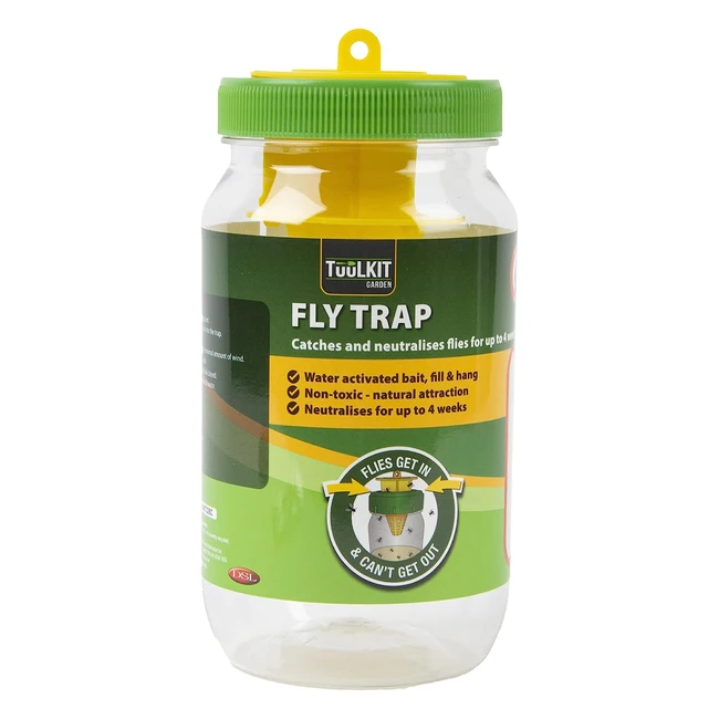 Disposable Fly Trap - Non-Toxic Insect Catcher for Outdoors - Easy to Use - Tuulkit