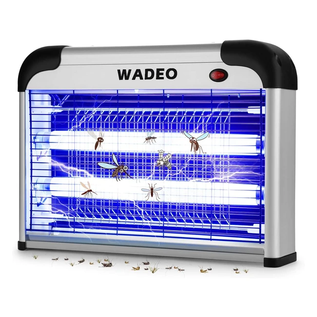Wadeo Fly Killer Insect Killer UV Light Lamp Bug Zapper - 20W