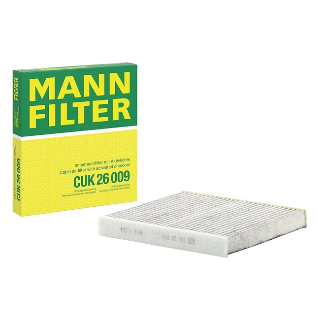 Mannfilter CUK 26 009 - Filtro abitacolo antipolline con carboni attivi