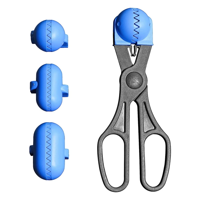 La Croquetera Multiuso - Forma Crocchette, Polpette di Patate o di Carne, Frittelle Sushi - Rapido e Semplice - Blu