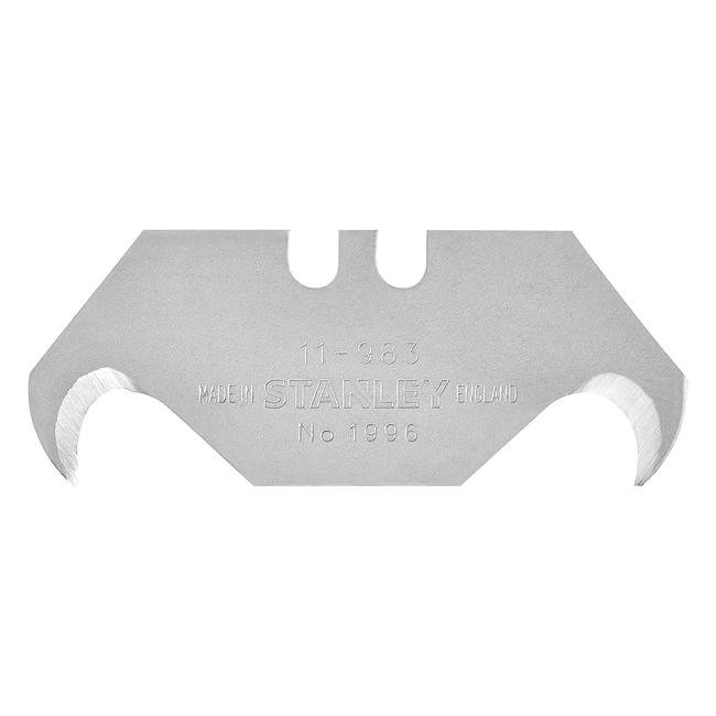 Stanley 211983 1996 Lame de Couteau - Lame Double Crochet Réversible pour Moquette et Revêtements de Sols Souples
