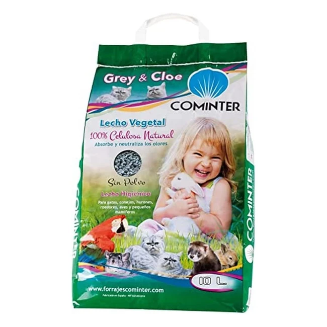 Lecho vegetal universal Greycloe para mascotas - Cominter Animal Health