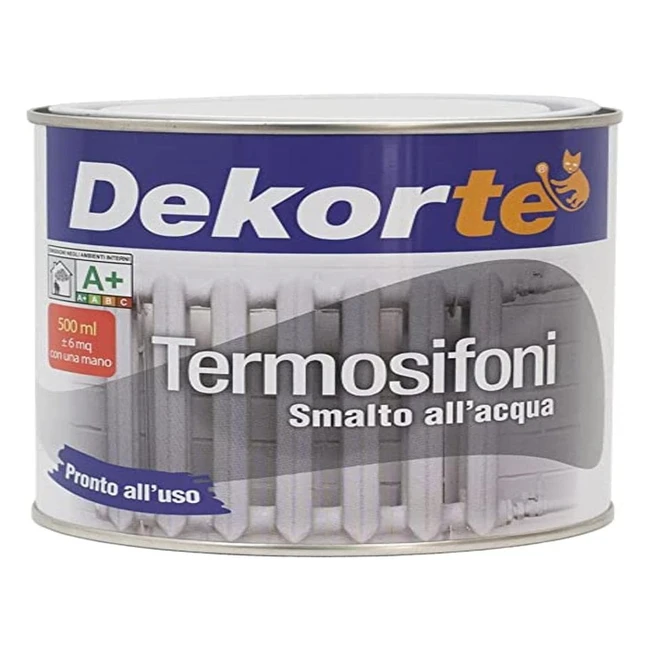 GDM Termosifoni Smalto All'Acqua - Ideale per Termosifoni - Alta Resa