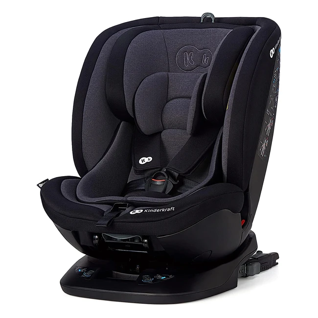 Silla de coche Kinderkraft Xpedition, Isofix, ajustable, 5 posiciones, grupo 0-3, negro