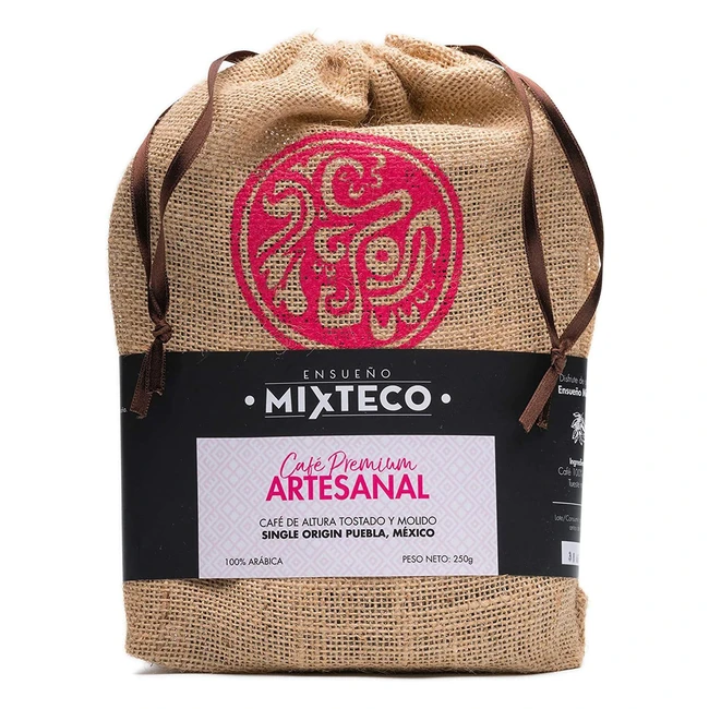 Caf molido Ensueo Mixteco - 100 artesanal - Notas de cacao y almendra