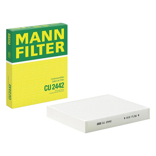 Filtro abitacolo Mannfilter CU 2442 - Protezione contro polline e fuliggine