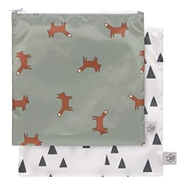 Lässig wiederverwendbarer Aufbewahrungsbeutel Snack Tasche 2 Stück - Snack Bag