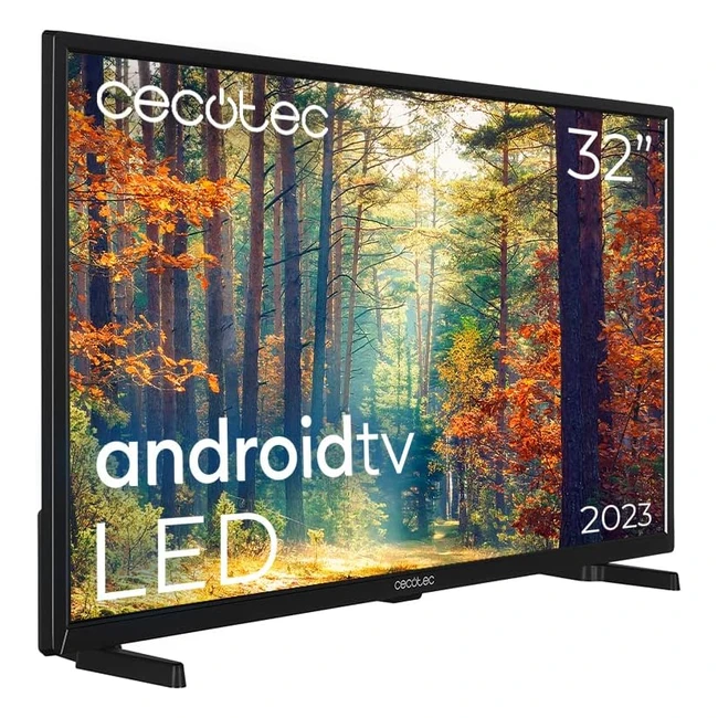Cecotec TV Smart TV A Series Alh00032ns HD Android 11 Chromecast Intégré Assistant Vocal HDR10 HbbTV Processeur Quad Core WiFi Bluetooth 2 Haut-Parleurs de 6W 2023