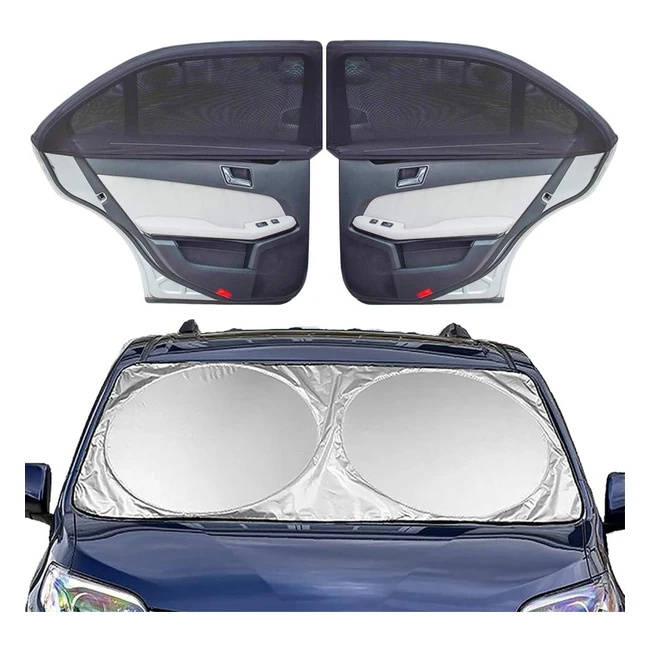 Goldge Car Windshield Sunshade - UV Ray Reflective Windscreen Protector - Heat S