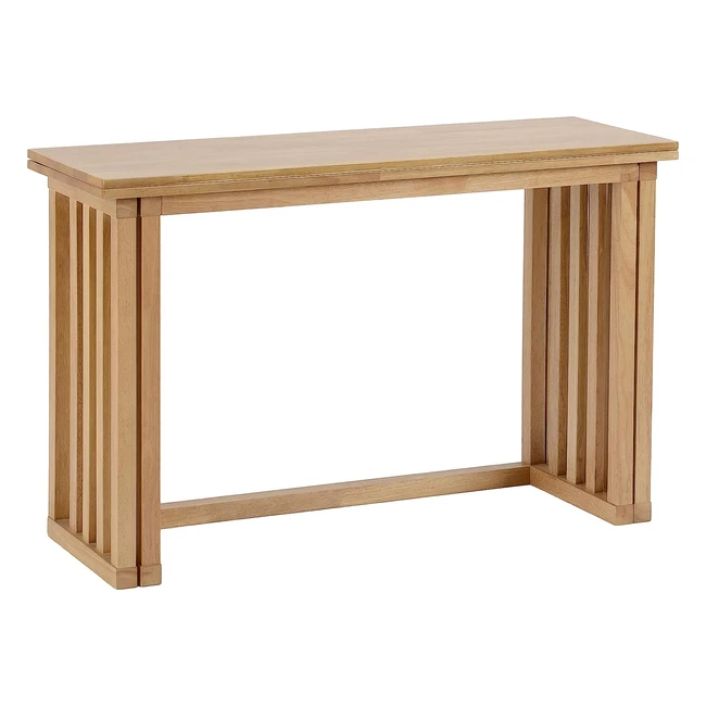 Foldaway Dining Table - Seconique Richmond, Oak Varnish, Easy Assembly