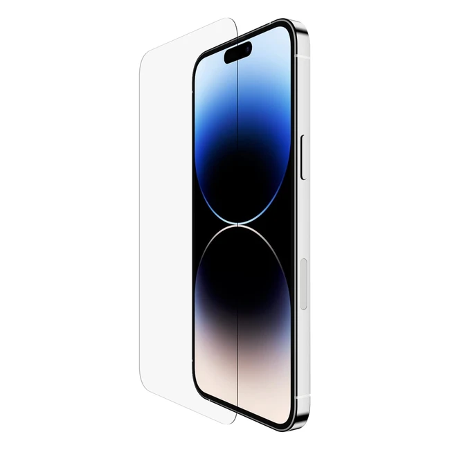 Protection d'écran Belkin UltraGlass pour iPhone 14 Pro Max - Résistance 9H, Application sans bulle d'air