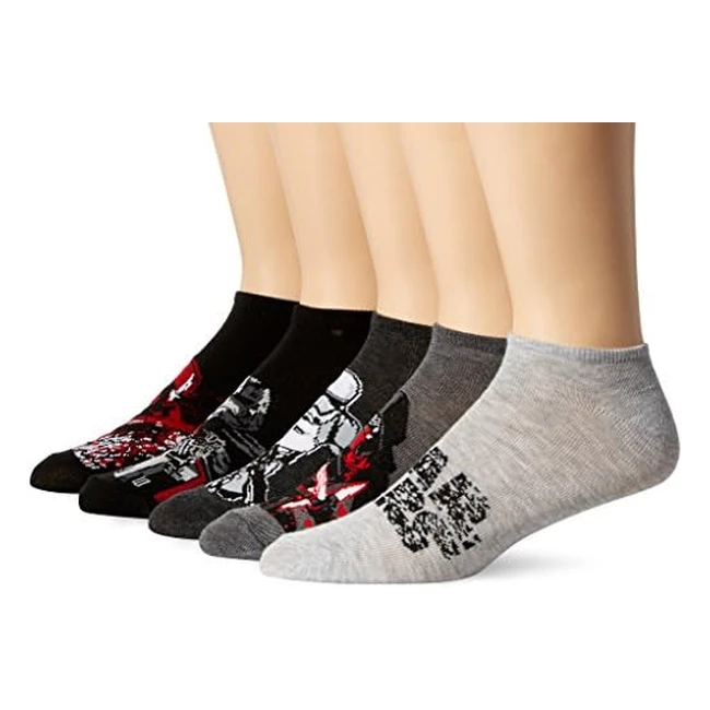 Star Wars Herren 5er-Pack No-Show-Socken, Referenznummer U60060