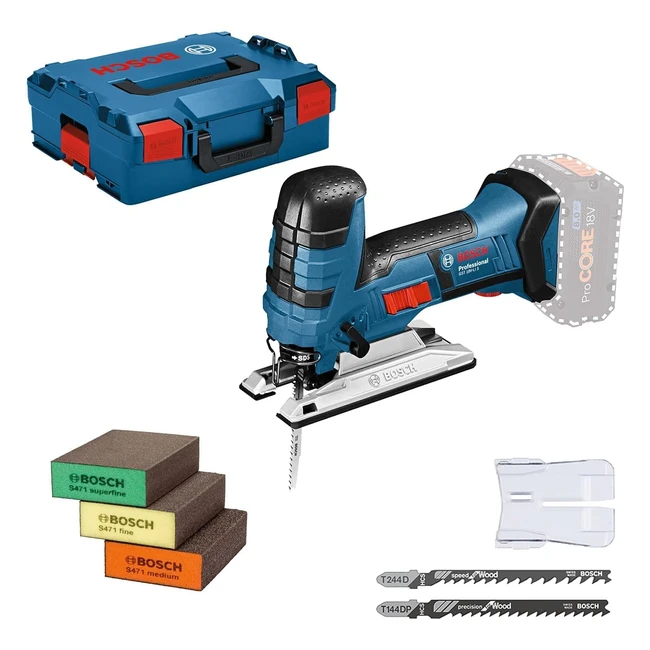 Scie sauteuse sans fil Bosch Professional GST 18 VLI S avec 3 lames - L-BOXX 136 - Set exclusif Amazon