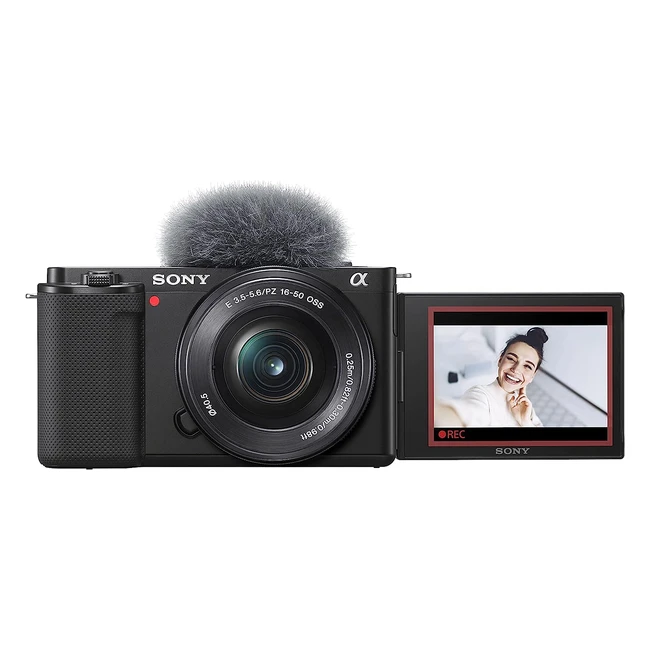 Sony Alpha ZVE10 Kit Vlog Camera  Obiettivo 16-50mm APS-C Nero