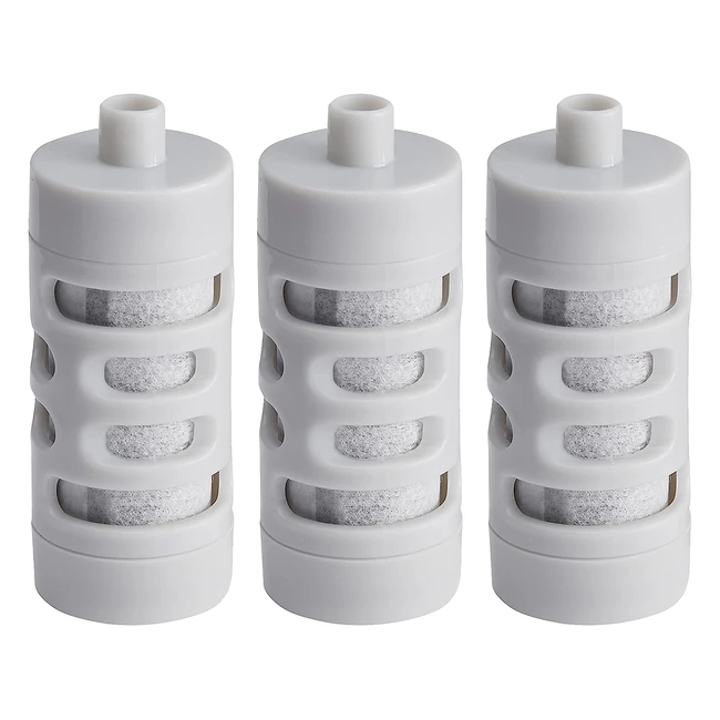 Amazon Basics Water Filter Bottle Replacement Filters - 3 Pack
