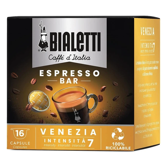 Bialetti Caffè D'Italia Box 16 Capsule Venezia Intensità 7