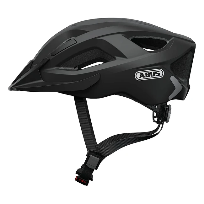 ABUS Aduro 20 City Helmet - Sportive Design, Customizable Fit, Black, Size M