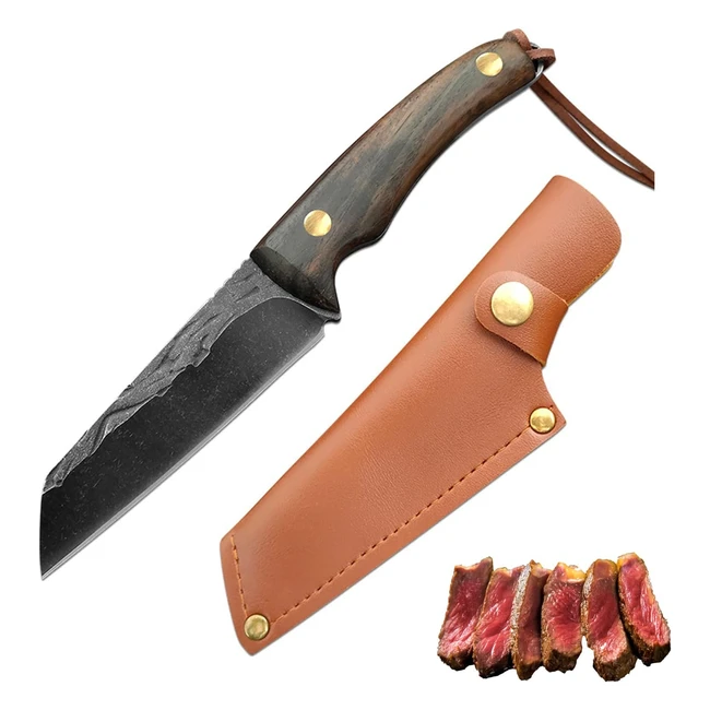 Fubinaty Chef Knife 4 inch - Handmade Forged Fruit Peeling Knife - High Carbon S