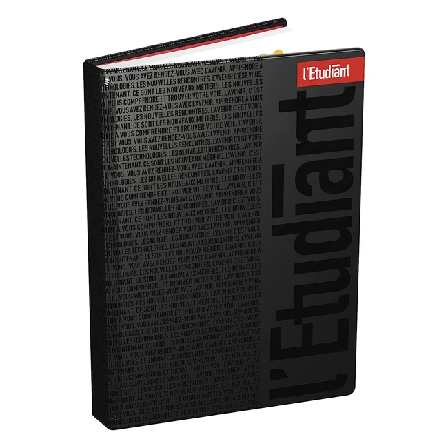 Agenda scolaire ltudiant manifeste aot 2023 - aot 2024 format 15x20cm noir