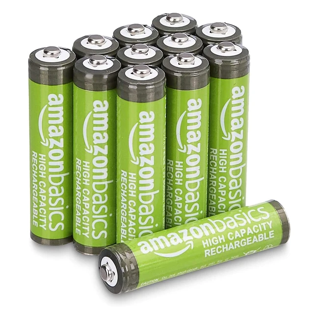 Amazon Basics vorgeladene NiMH Batterien 500 Zyklen 2500mAh 12er Pack
