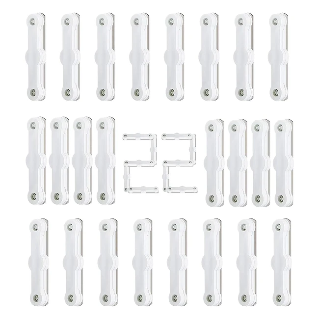 Imanes Mosquiteras 22 Pzas Clips Magnéticos Autoadhesivos