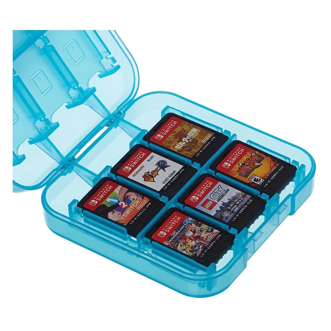Nintendo Switch Spiele Aufbewahrungsbox von AmazonBasics - Bis zu 24 Spiele - Ko