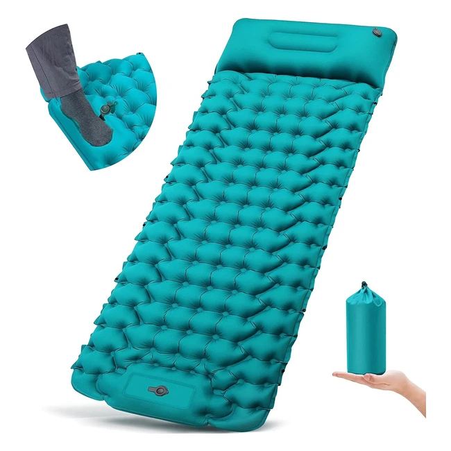 Joolov Self Inflating Camping Sleeping Mat - 10cm Thick, Waterproof, Connectable, Compact
