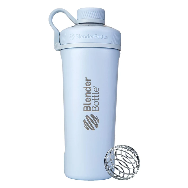 Arctic Blue Radian Insulated 26oz BlenderBottle - Keeps Drinks Cold for 24 Hours