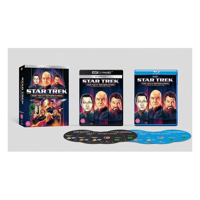 Star Trek Next Gen Movie Boxset 4K UHD BluRay 2023 Region ABC - Limited Stock!