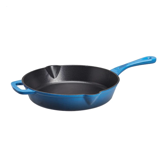 Sartén de Hierro Fundido Esmaltado 25cm - Alta Resistencia y Retención de Calor