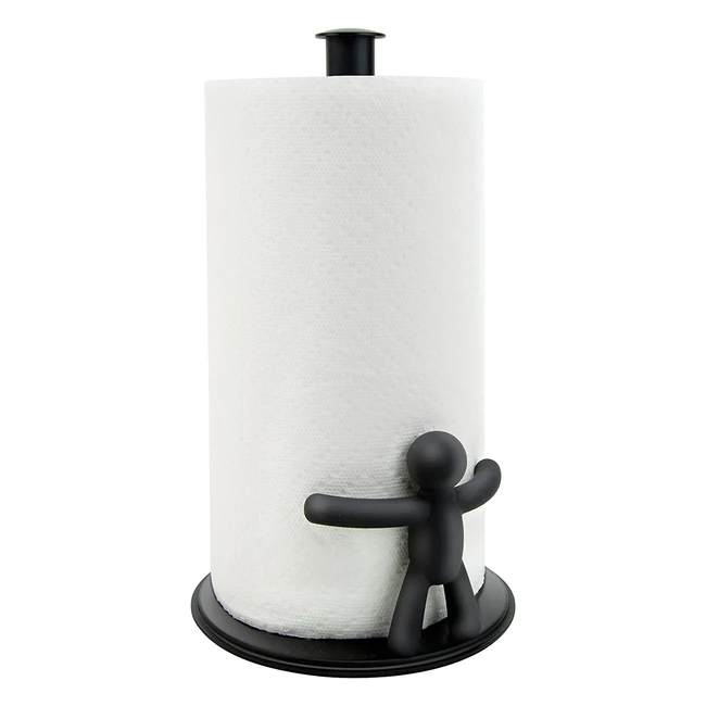 Umbra Buddy Küchenrollenhalter Schwarz Stehend Zewa Rollenhalter und Papierrollenhalter für Küchentücher