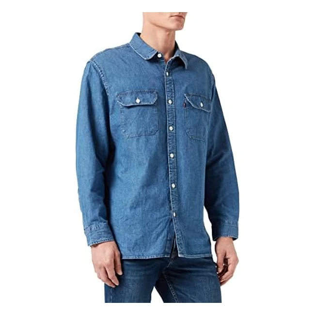 Levi's Herren Jackson Worker Hemd | Robustes Basic | 80% Baumwolle 20% Hanf