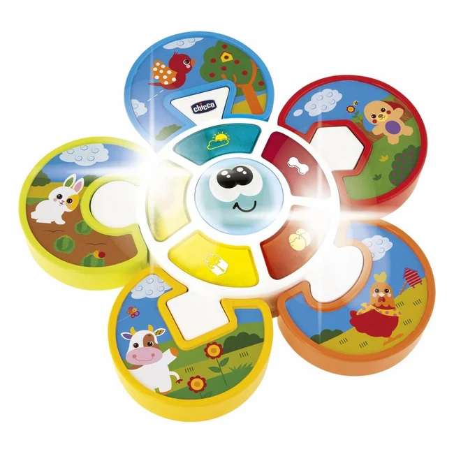 Chicco Descubre al Animal - Juguete Interactivo con Luces y Melodías