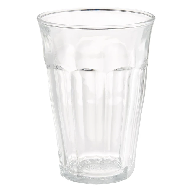 Duralex 1029AC04 Picardie - Bicchierini in Vetro Trasparente da 36 cl - Confezione da 4