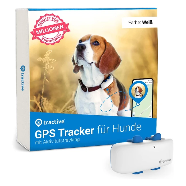 Tractive GPS Tracker Hund - Empfohlen von Martin Rtter - Liveortung - Wasserdi